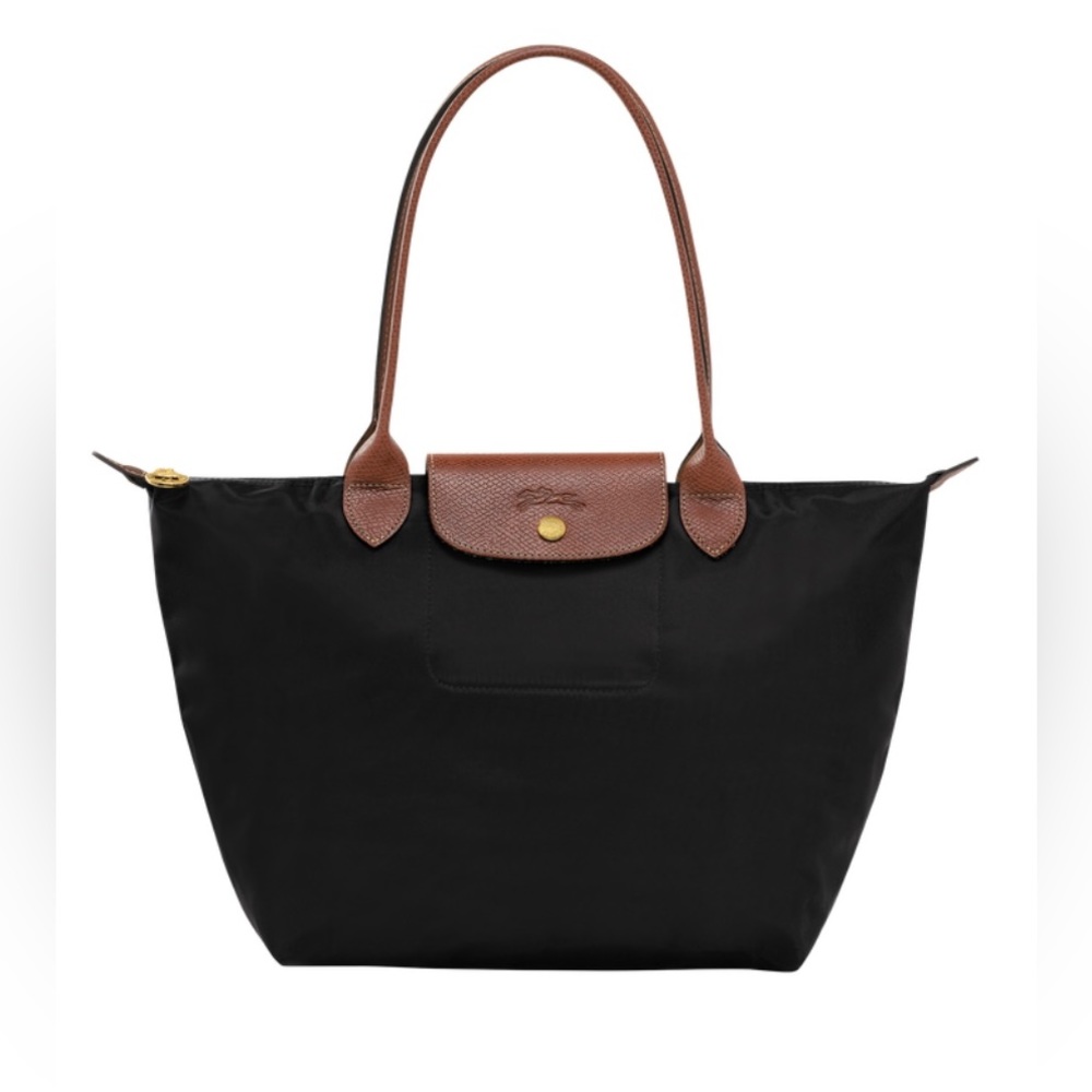 Longchamp Le Pliage Black Handbag Medium
